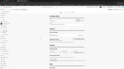 Crear una tarjeta de contenido de desafío