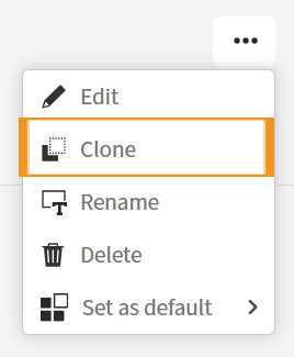 Clonar certificado desde el menú de acciones
