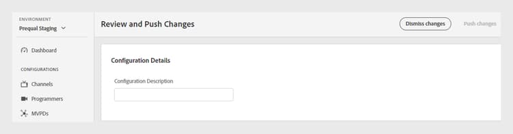 Agregar una descripción de configuración