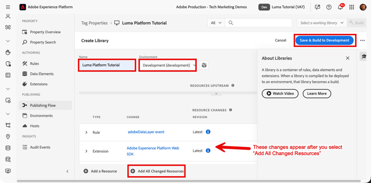 Crear y compilar la biblioteca