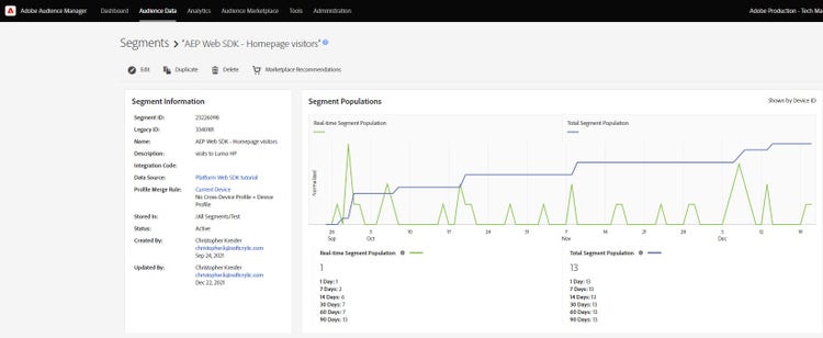 Agregar característica del Audience Manager de Adobe Experience Platform