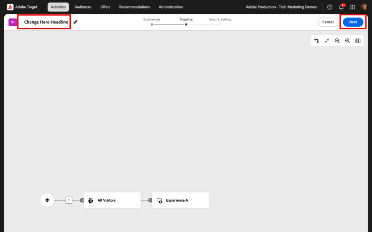 Evento de actualización de VEC de Target