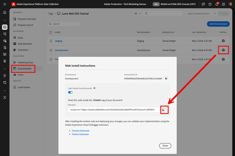 Seleccione la propiedad de etiqueta alternativa