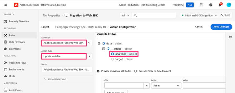 Migración de reglas de página adicionales | Adobe Data Collection