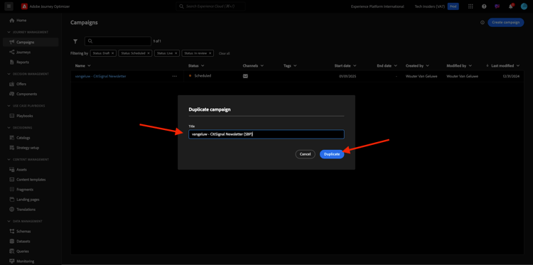 Journey Optimizer