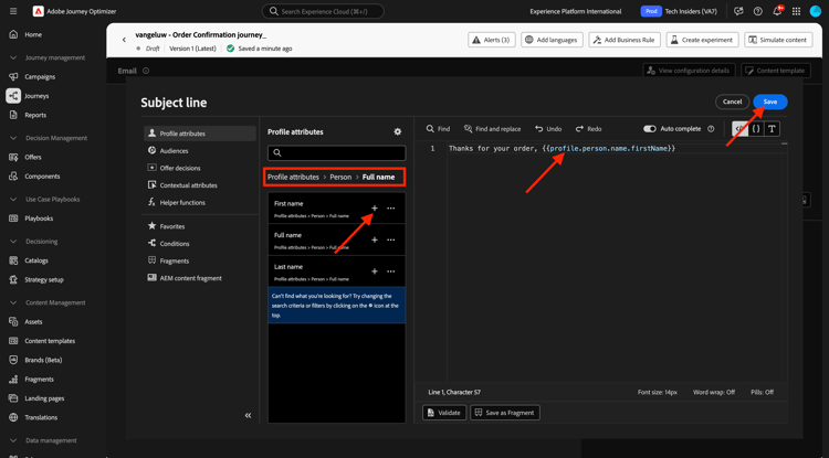 Journey Optimizer