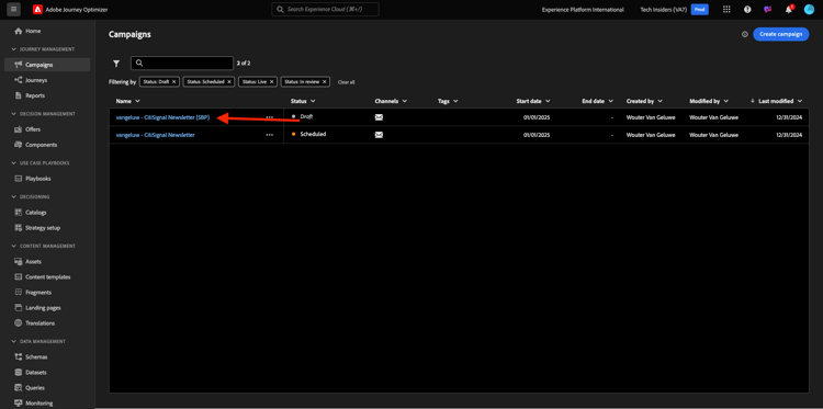 Journey Optimizer