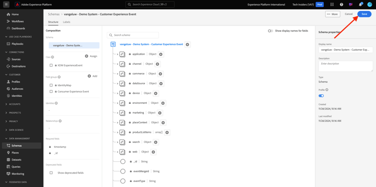 Crear nuevo esquema