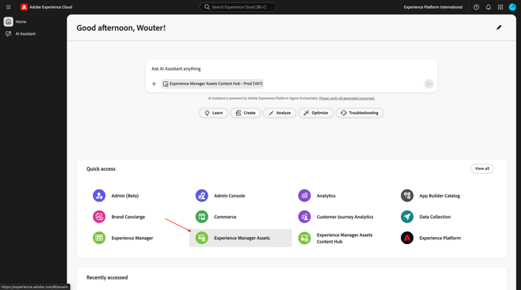 Medios dinámicos para AEM Assets