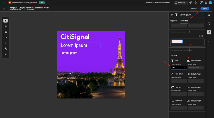 Medios dinámicos para AEM Assets