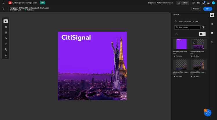 Medios dinámicos para AEM Assets