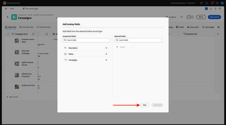Planificación de Workfront