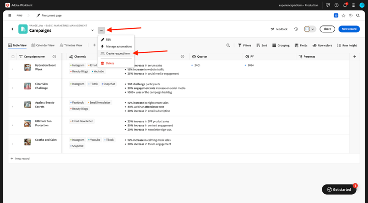 Planificación de Workfront