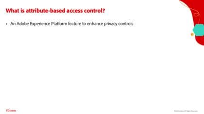Configuración del control de acceso basado en atributos