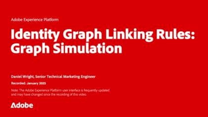 Reglas de vinculación de gráficos de identidad: simulación de gráficos