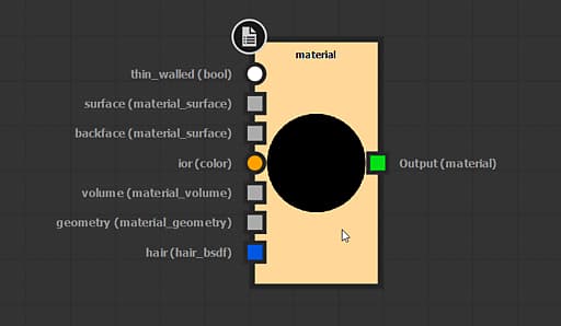 Tipos de conector de nodo MDL