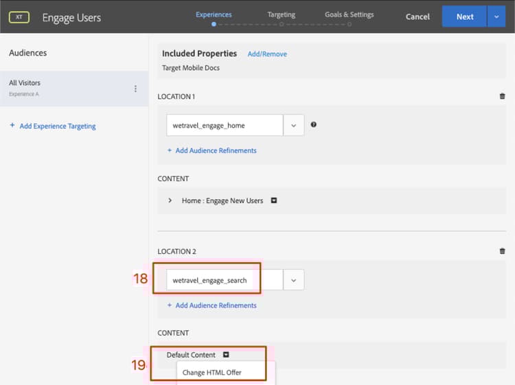 Nueva audiencia de usuarios de aplicaciones móviles