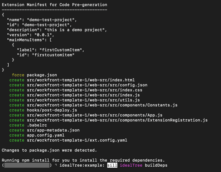 generación en proceso