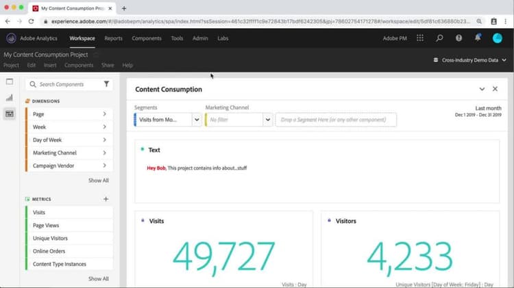 Sugerencias para aumentar la productividad en Analysis Workspace