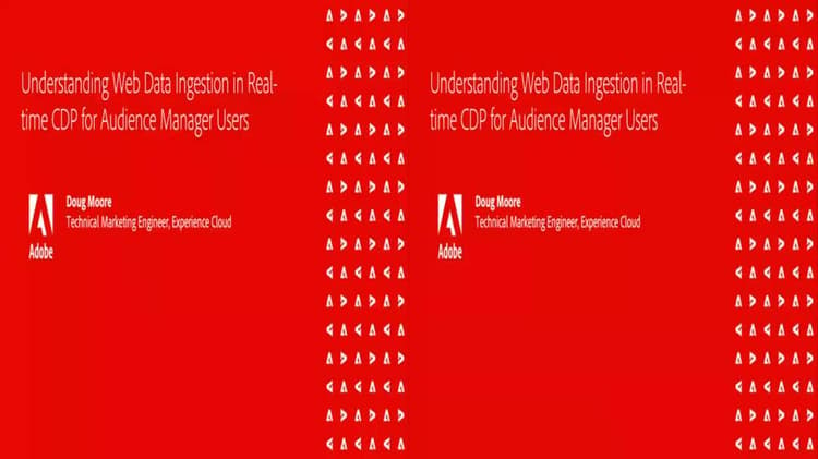 Explicación de la ingesta de datos web en CDP en tiempo real para usuarios de Audience Manager