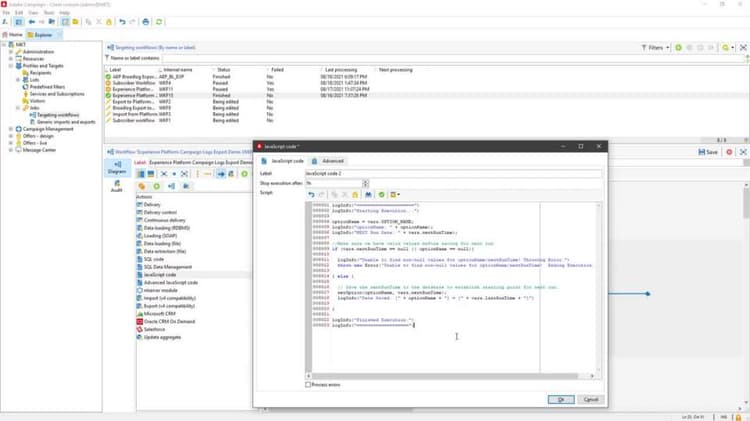 Creación de un flujo de trabajo de exportación (parte 2): Extracción, formateo y guardado de datos en una cuenta externa