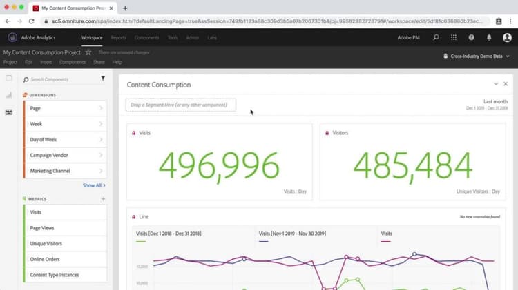 Aplicación de segmentos a su proyecto de Analysis Workspace