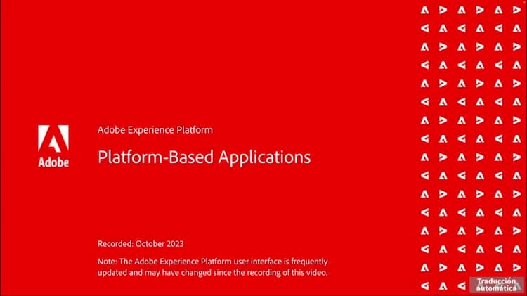 Aplicaciones creadas en Adobe Experience Platform