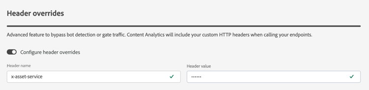 Section remplacements de l’en-tête
