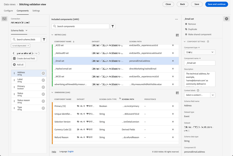 Mesure définie pour les e-mails