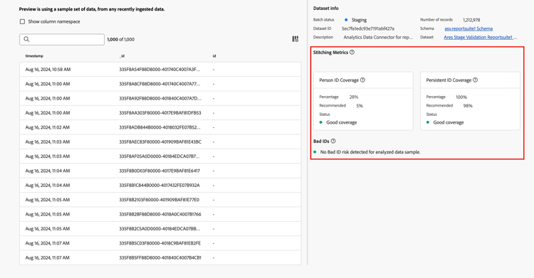 Options de combinaison d’identités lorsque vous activez cette fonction