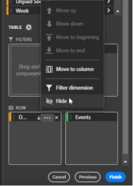 Icône représentant des points de suspension dans la section Ligne.