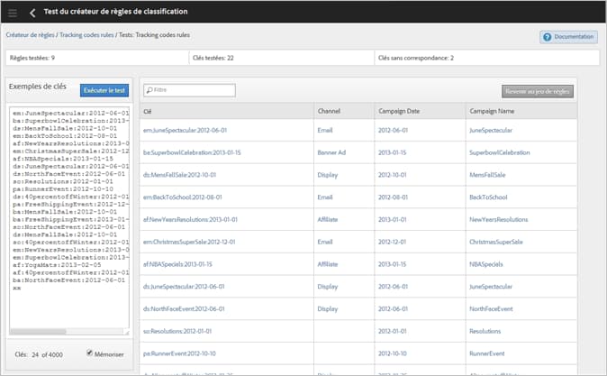 Résultat de l’étape
