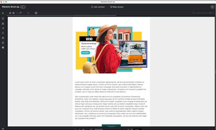 écran convertir l’e-mail