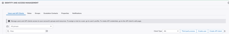 Créer un client API dans la gestion des identités et des accès Akamai