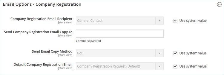 Configuration des clients - enregistrement de la société