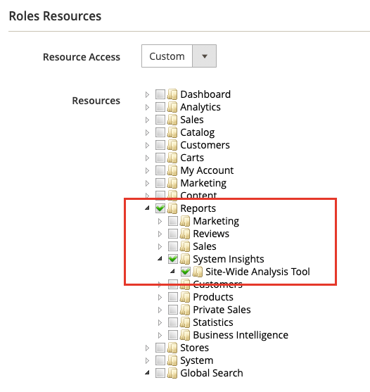 Tableau de bord de l’analyse à l’échelle du site