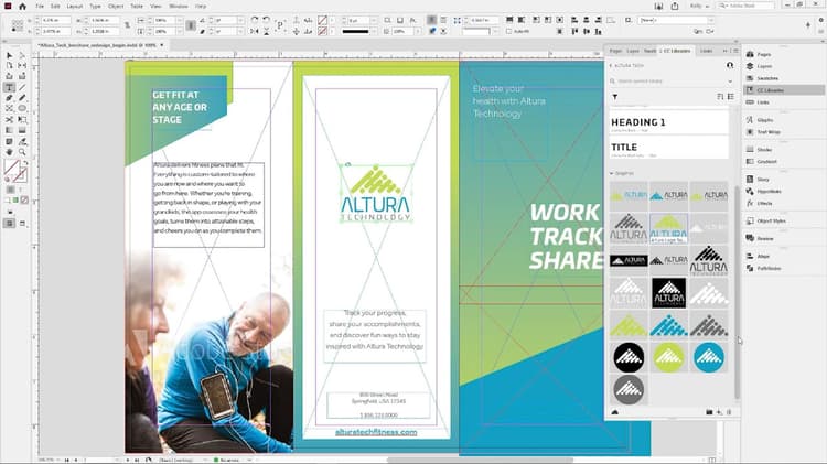 Partage de ressources de marque avec les bibliothèques Creative Cloud abonnement Équipe