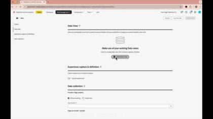 Content Analytics - Créer une configuration