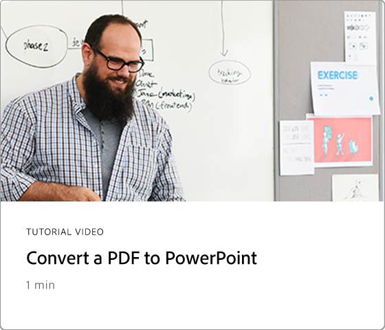 Conversion d’un PDF en PowerPoint