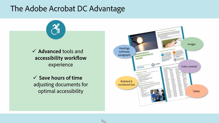 Accessibilité des PDF : Finition dans Acrobat