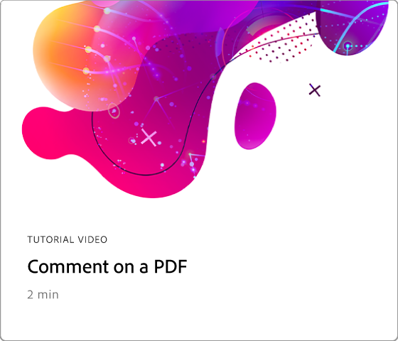 Commenter un PDF