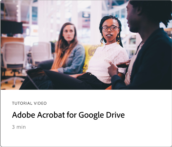 Adobe Acrobat pour Google Drive