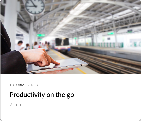 Productivité mobile