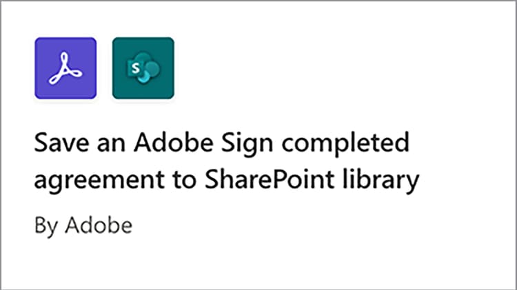 Partie 2 : Processus d’approbation automatisé pour obtenir une signature électronique avec Acrobat Sign
