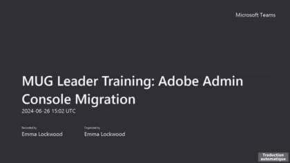 Préparation à Marketo Engage sur Adobe Identity