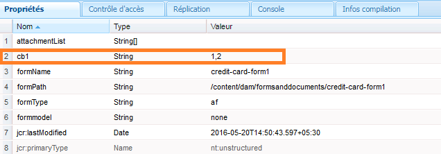 Entrée de métadonnées pour plusieurs valeurs sélectionnées dans un champ de case à cocher