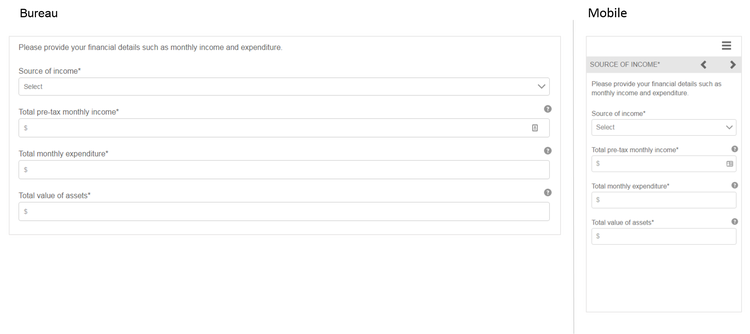 Fragment de recettes et de dépenses