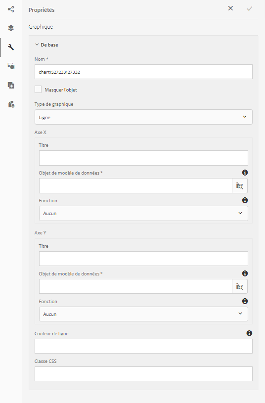 Propriétés de base d’un graphique en ligne dans le canal web