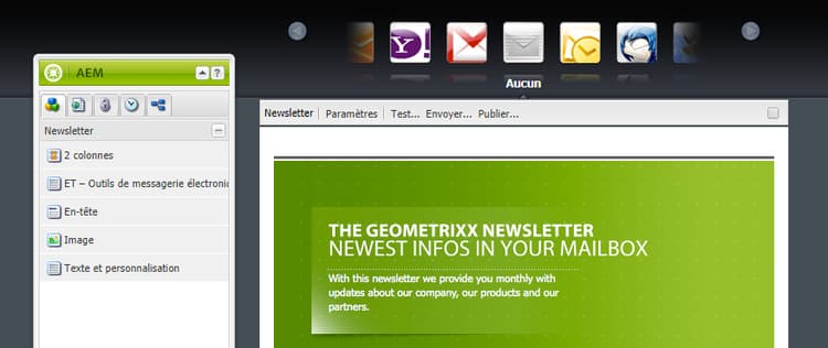 Ouvrir une newsletter