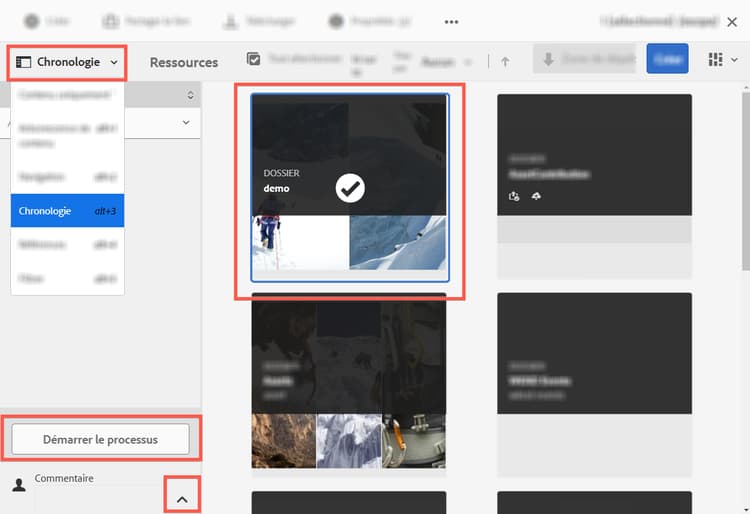 Workflow de retraitement des ressources 1